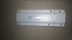 Задвижка хозяйственная (светло-серая)