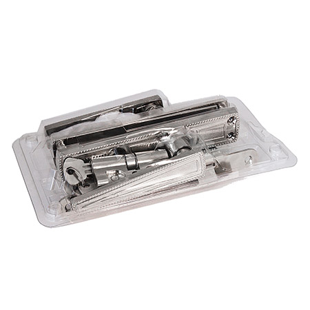 Замок врезной Зенит-ЗВ4-3 (никель) блистер (ДААЗ)