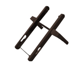 Нажимной гарнитур 28/92 с пружиной,2 винт,коричн.