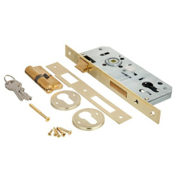 Корпус врезного замка KALE KILIT 152R-85BS45-NI-(SP,Ros)-STB