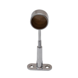 GP 50AR CHROME (держатель трубы торцевой регулируемый)