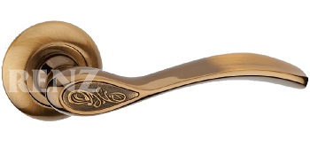 Ручка дв. RENZ 17-08 PCF "Флория" (кофе блест)