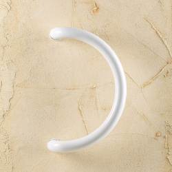 Ручка скоба круглая (250мм) белая