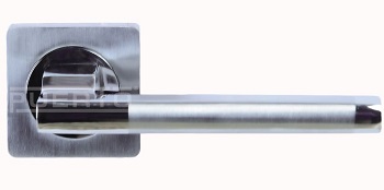 Ручка дв. PUERTO AL 514-02 SN/NP (никель мат/ник.бл.)