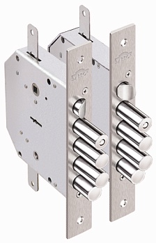 Замок врезной Эльбор Гранит 1.06.43 никель (правый)