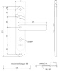 Ручки на планке Apecs HP-85.0101-AB