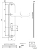 Ручки на планке Apecs HP-85.0926-AL-NIS/NI