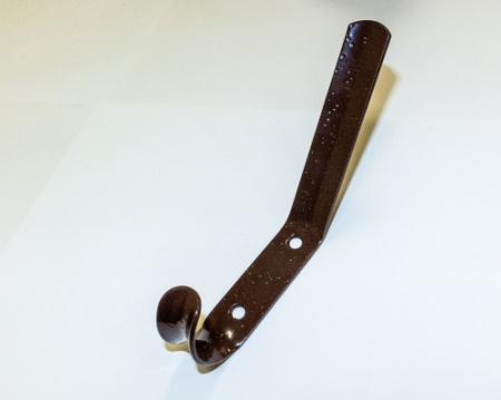 Крючок двойной П Темный орех*100