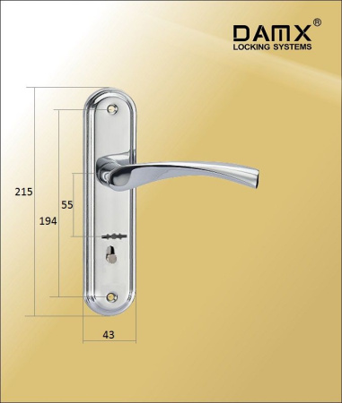 Ручка 405-55K-L DAMX CP (Хром)*55