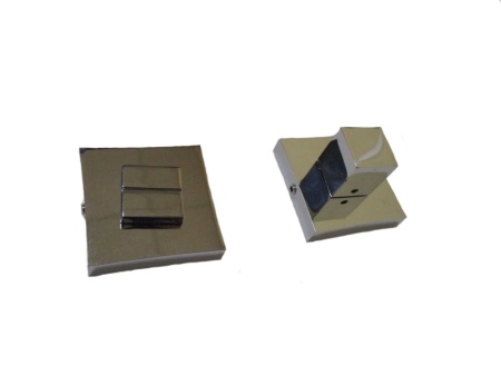 Завертка квадрат к ручкам BK 13 CP  ORO&ORO, хром блестящий