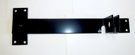 №3 Щеколда дверная Черный глянец - 300