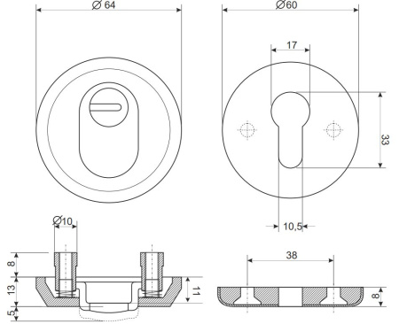 Броненакладка Apecs Protector Special-CR хром