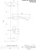 Ручки на планке Avers HP-85.0423-G (золото)