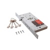 Замок врезной сувальдный KALE KILIT 252RL-85BS60-CP-4KEY-(w/o SP, w/o Ros)-PB