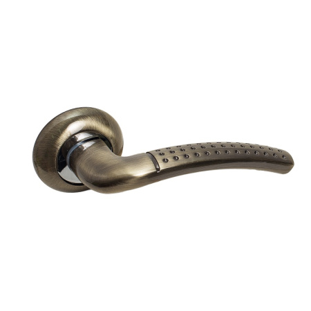 Ручка раздельная TRODOS AL-106 AB/CP (бронза/хром)