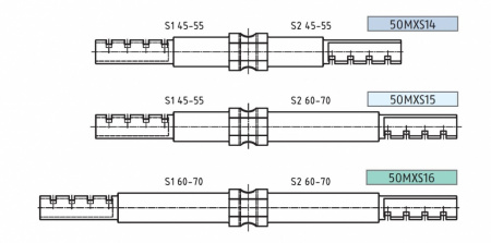 Сердечник цилиндра 50MXS15 (ABUS)