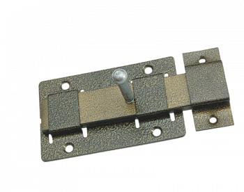 Задвижка дверная ЗД-04 пол.бронза (10) мт