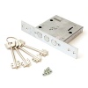 Замок врезной сувальдный KALE KILIT 447L-BS65-CP-4KEY-PB