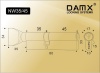 ЦМ NW80 (35/45) мм DAMX PB (Полированная латунь)