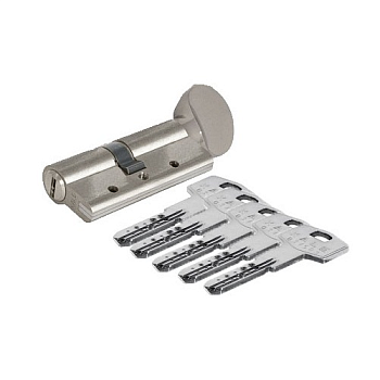 Цилиндровый механизм KALE KILIT 164DBME 26+10+26M:62mm,NP,5K,STB,к-в