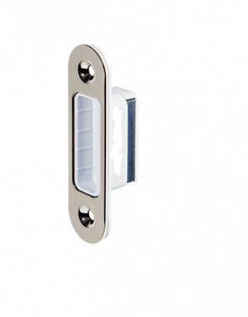 Планка ответная для магн. замка никель полированный