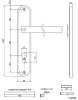 Ручки на планке Apecs HP-85.0923-AL-NIS