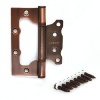 Петля накладная 100*75 В2-Steel-AC (10) БЕЗ ВРЕЗКИ